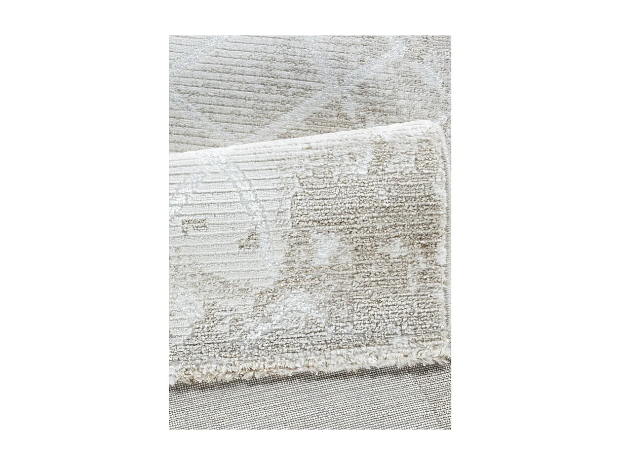 Tapis abstrait crème beige - TUNIS 15 Crème 160*230