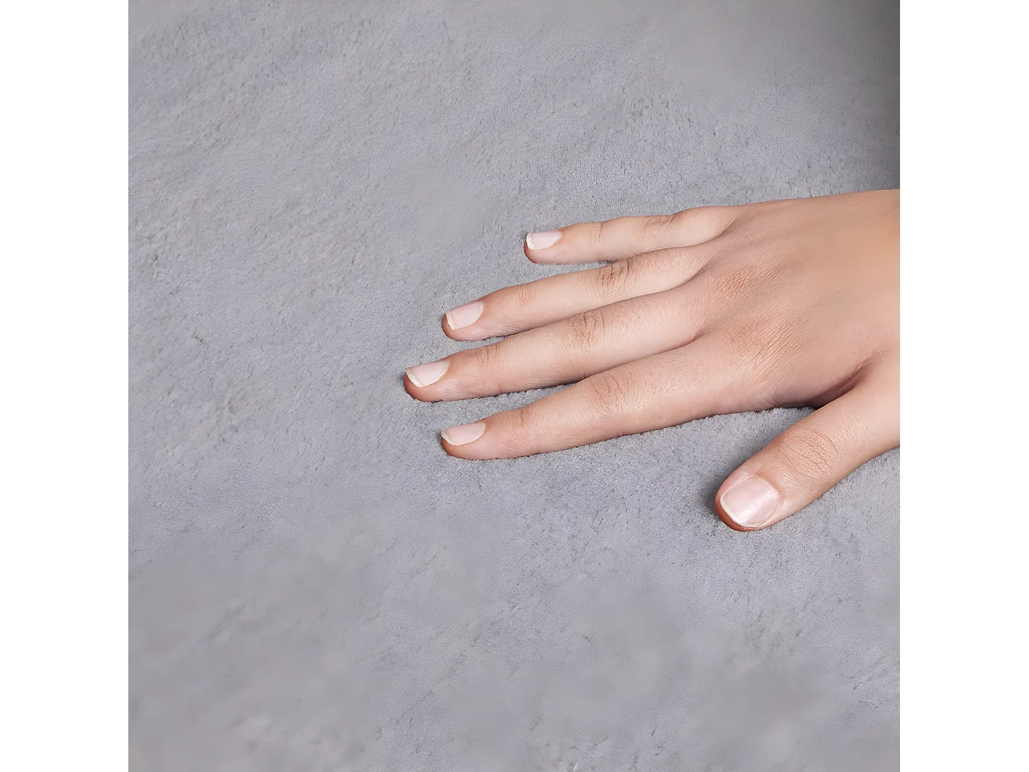 Tapis uni gris clair lavable doux  - LOFT 240*340