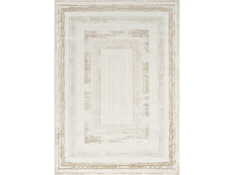 Tapis cadre crème beige - TUNIS 41 Crème 200*290