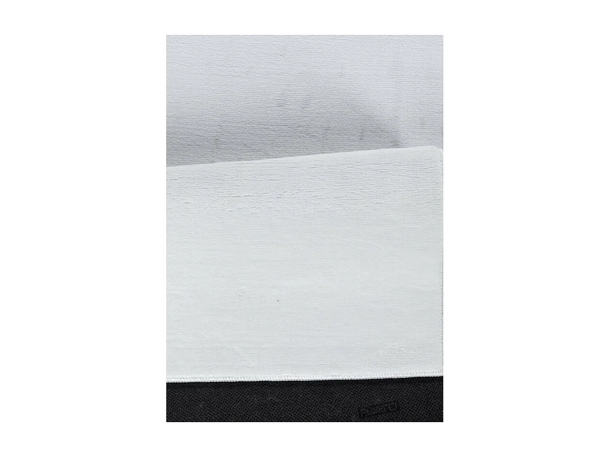 Tapis lavable uni - VEGAS Blanc 200*290