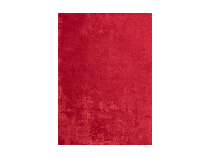 Tapis uni lavable doux - LOFT Rouge 120*170