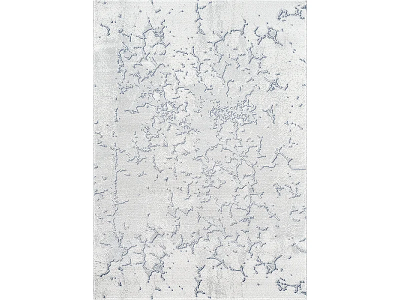 Tapis abstrait gris bleu - TUNIS 97 Gris 80*150