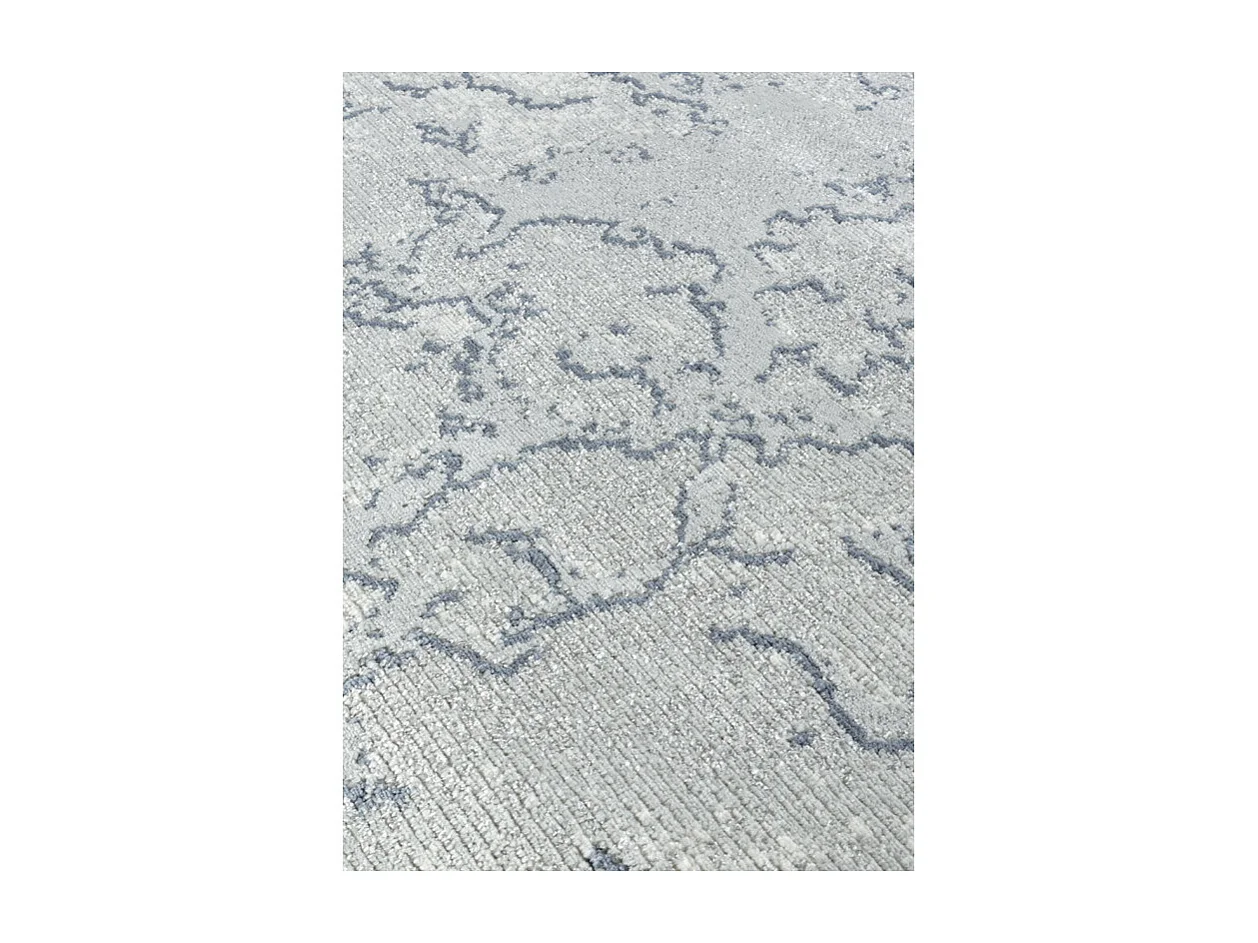 Tapis abstrait gris bleu - TUNIS 97 Gris 80*150
