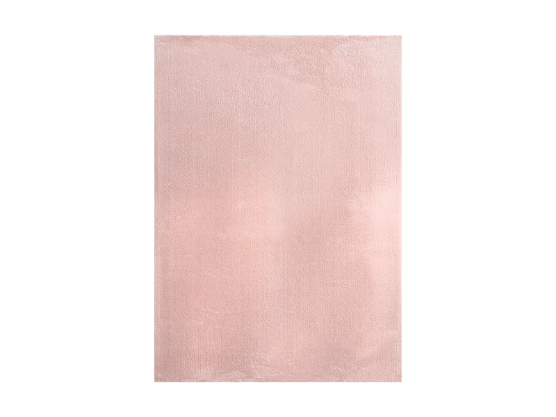 Tapis uni lavable doux - LOFT Rose 120*170