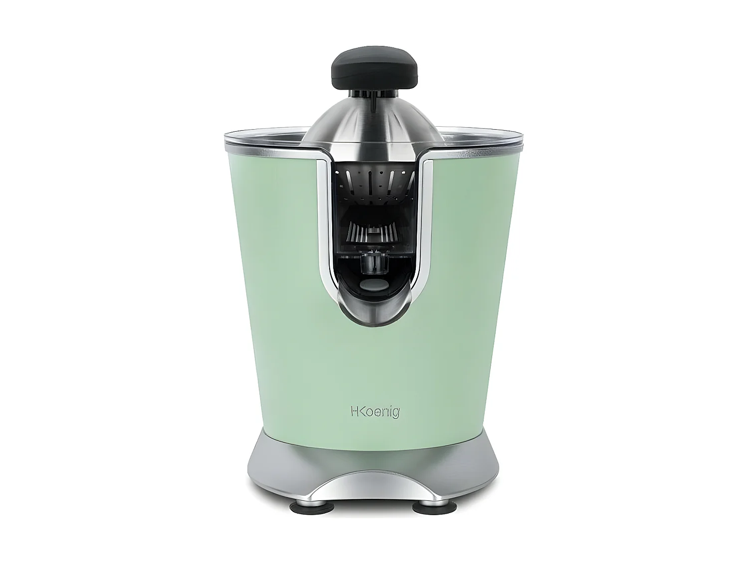 H.KoeNIG/AGR88 - Presse agrumes - Puissance : 160W - Silencieux - Systeme anti-gouttes - Corps en acier inoxydable - Sans BPA