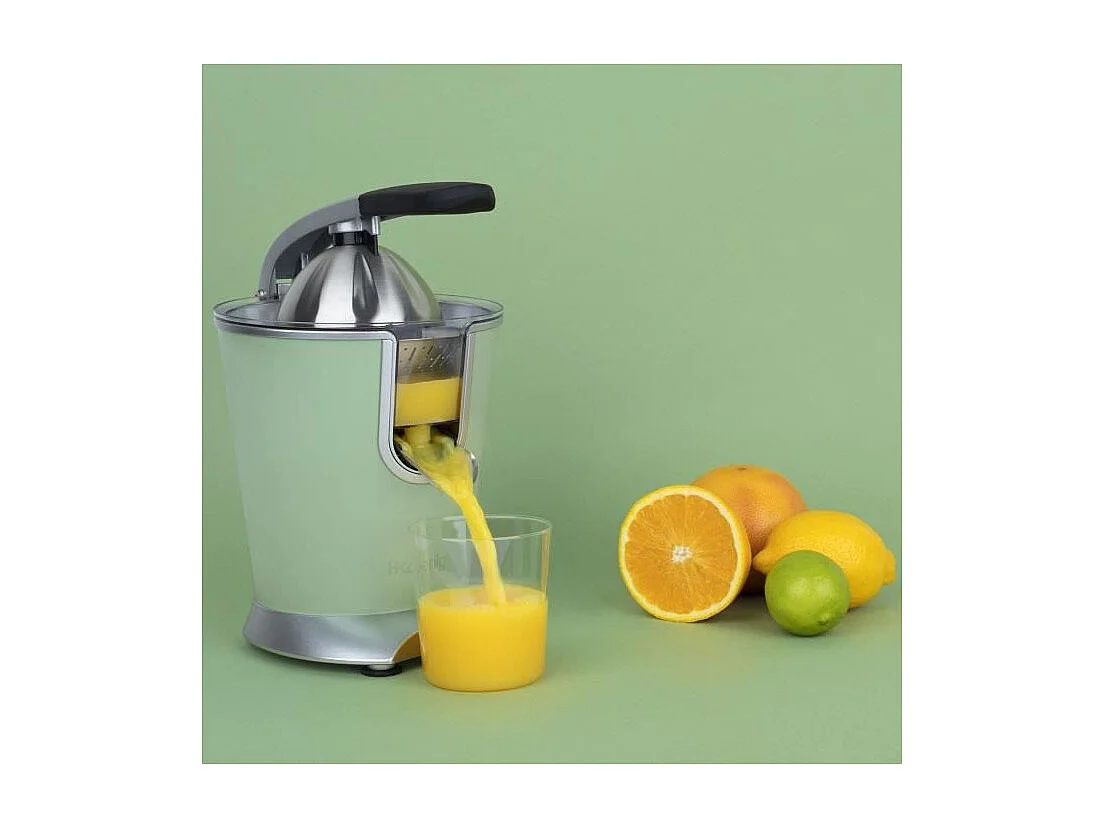 H.KoeNIG/AGR88 - Presse agrumes - Puissance : 160W - Silencieux - Systeme anti-gouttes - Corps en acier inoxydable - Sans BPA