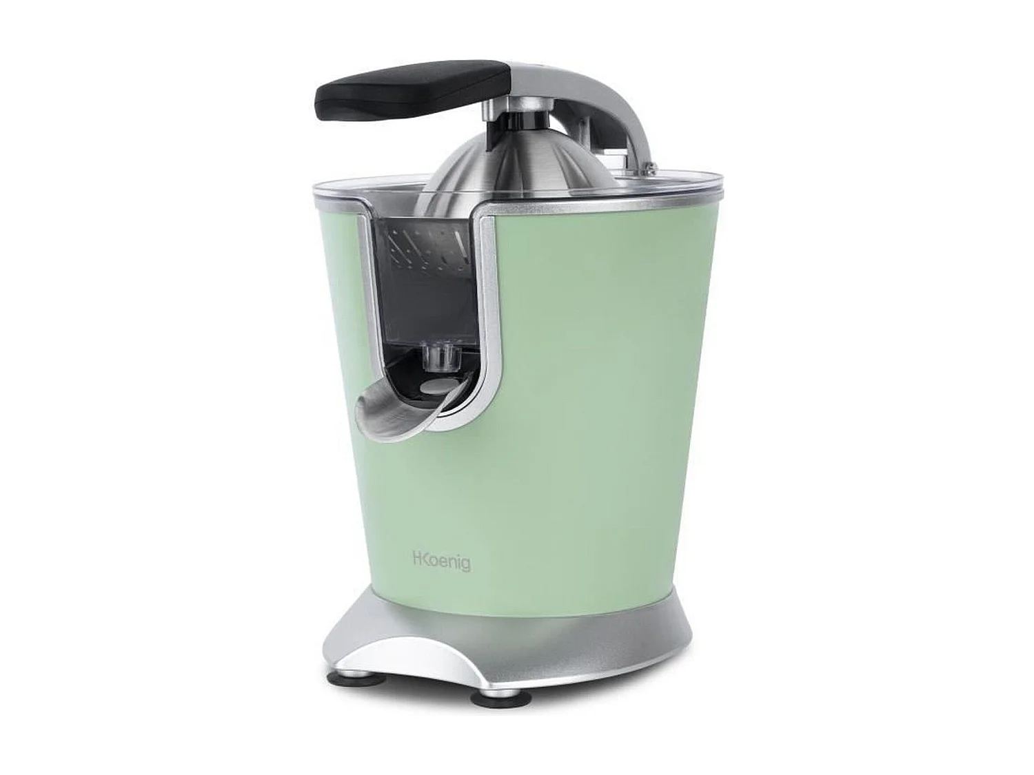 H.KoeNIG/AGR88 - Presse agrumes - Puissance : 160W - Silencieux - Systeme anti-gouttes - Corps en acier inoxydable - Sans BPA