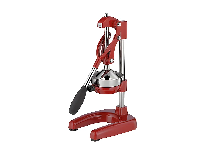 Spremiagrumi professionale Amalfi rosso Kuchenprofi - Estrattore di succo di melograno e agrumi in acciaio inossidabile con manico lungo e base stabile