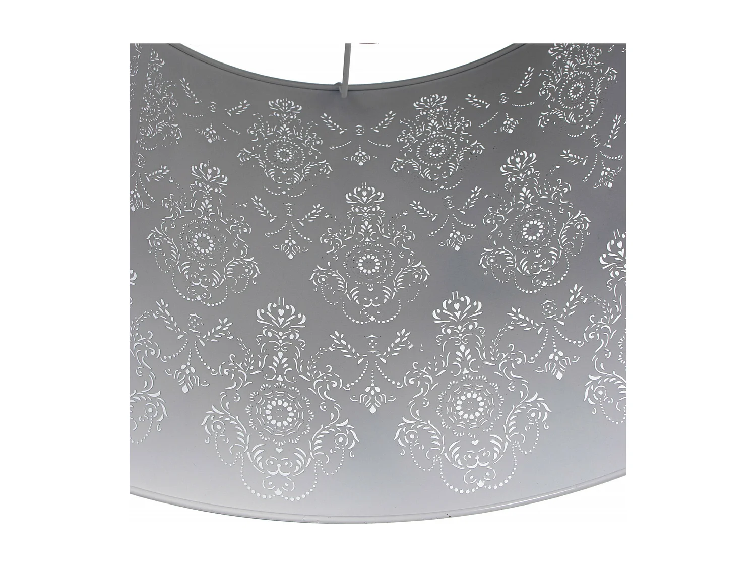 Suspension élégante métal blanc pour intérieur chic