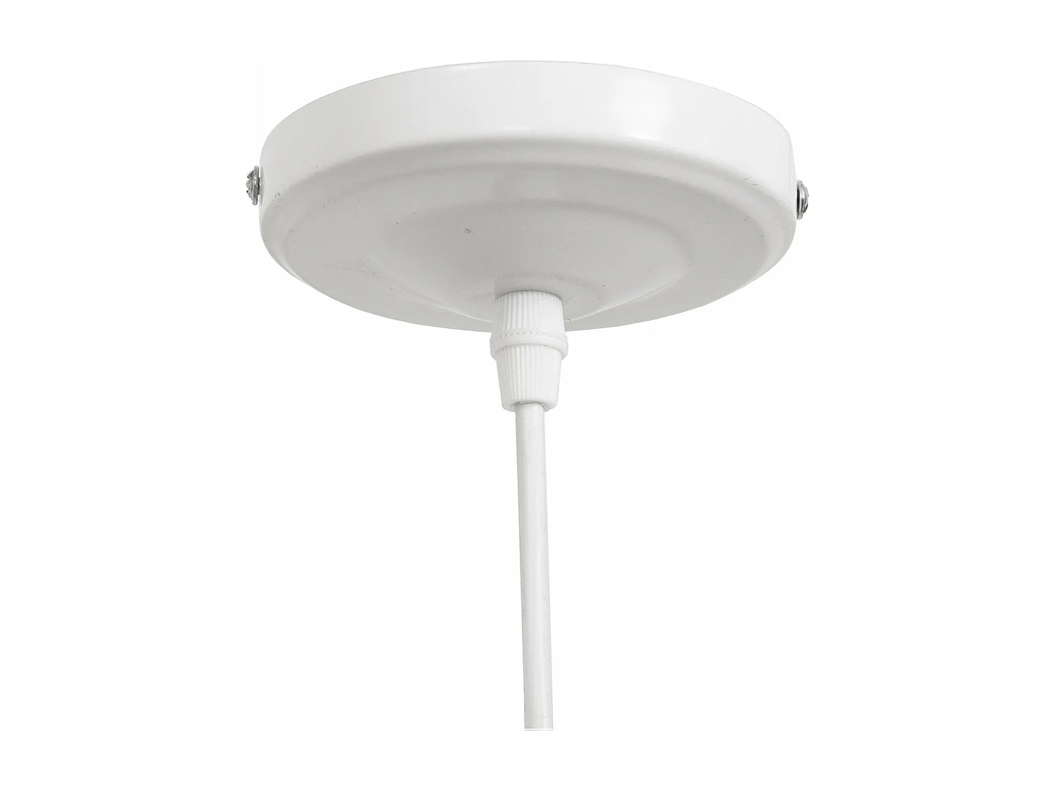 Suspension élégante métal blanc pour intérieur chic