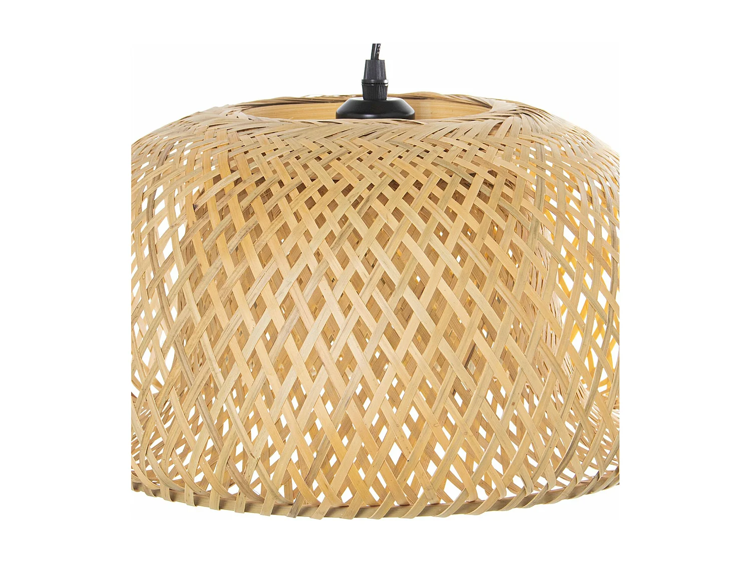 Suspension bambou tressé élégance naturelle et design