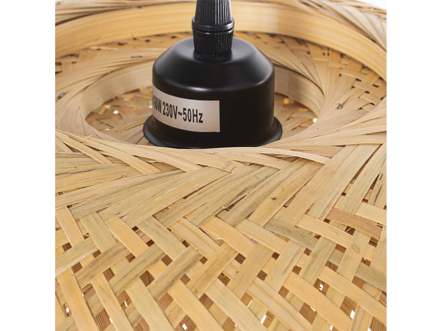 Suspension bambou tressé élégance naturelle et design