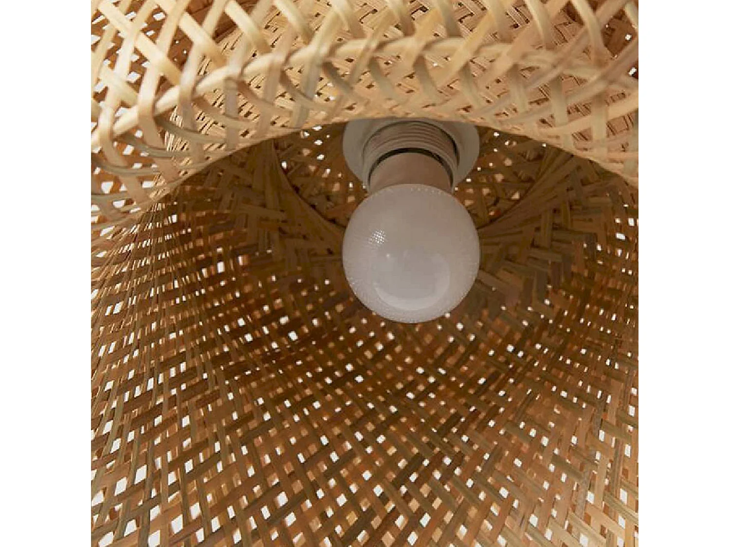 Suspension bambou tressé élégance naturelle et design