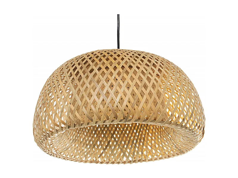 Suspension bambou tressé élégance naturelle et design