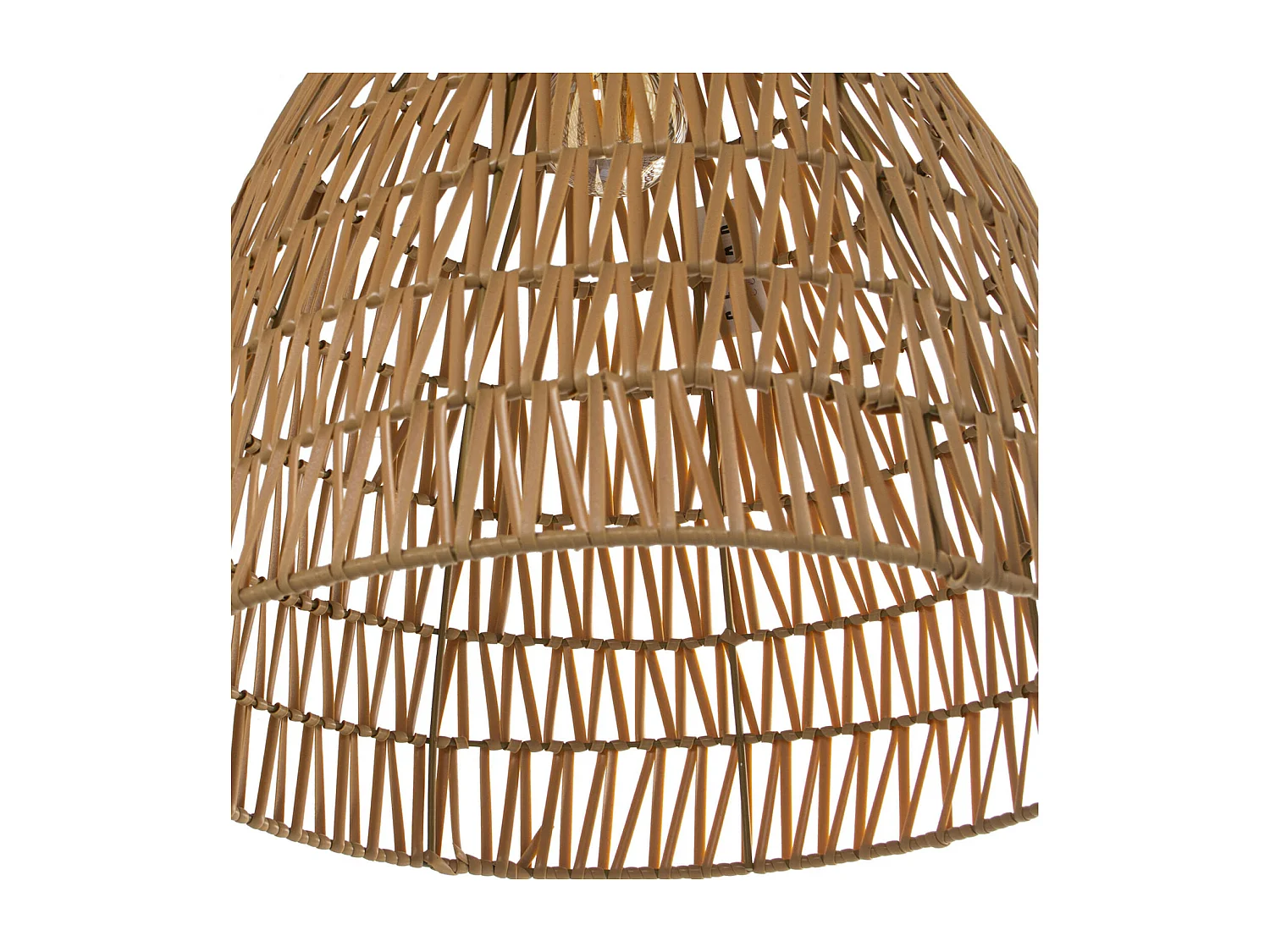 Suspension osier tressé pour ambiance cosy naturelle