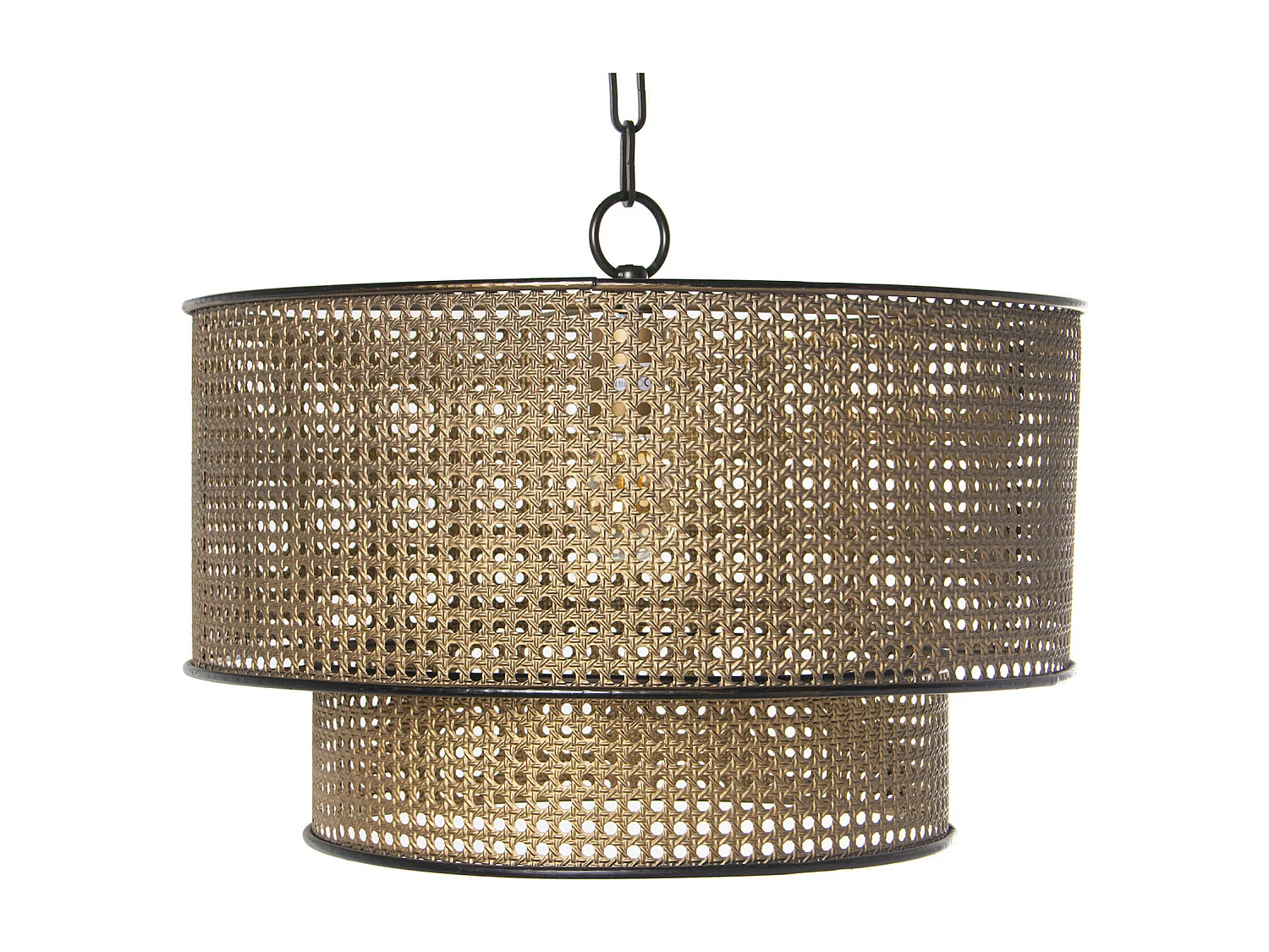 Suspension élégance métal doré pour intérieur chic