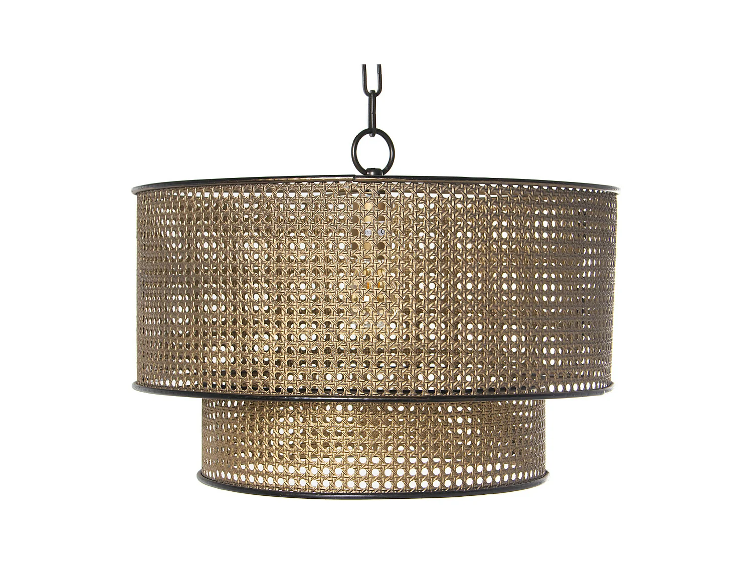 Suspension élégance métal doré pour intérieur chic