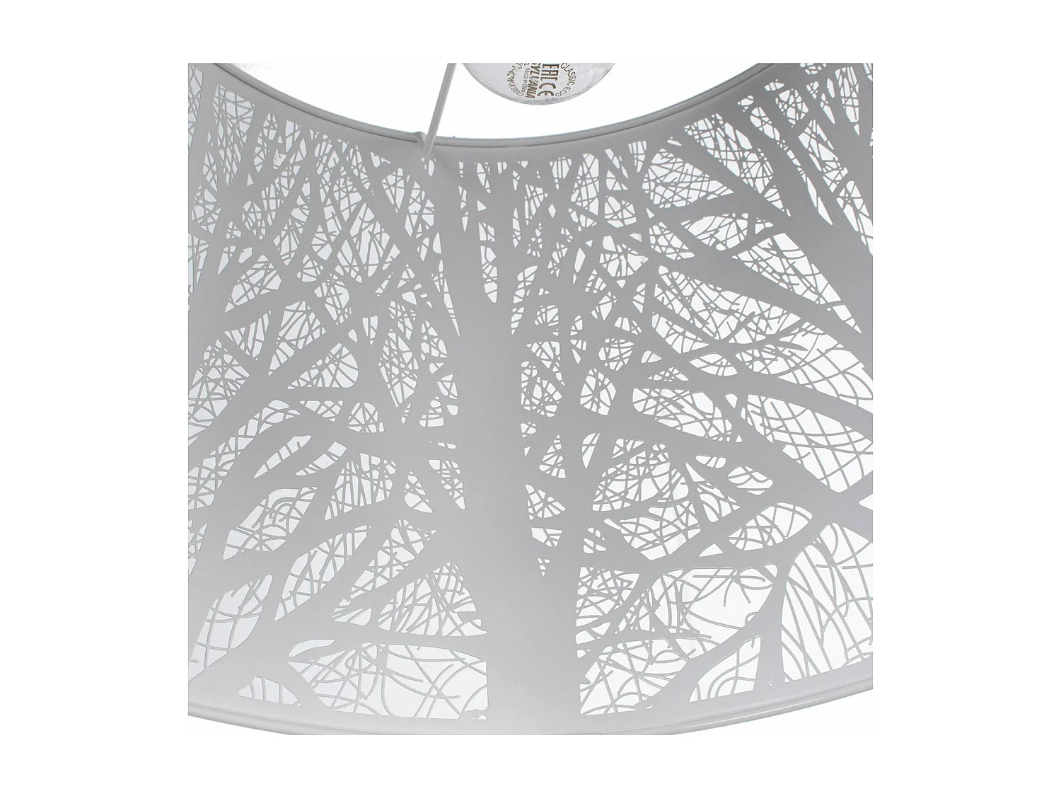 Suspension élégante blanche design moderne