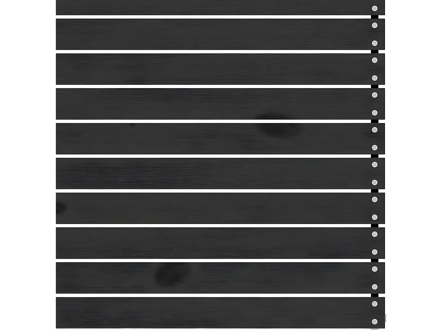 Canapé d'angle de jardin Noir Bois de pin massif