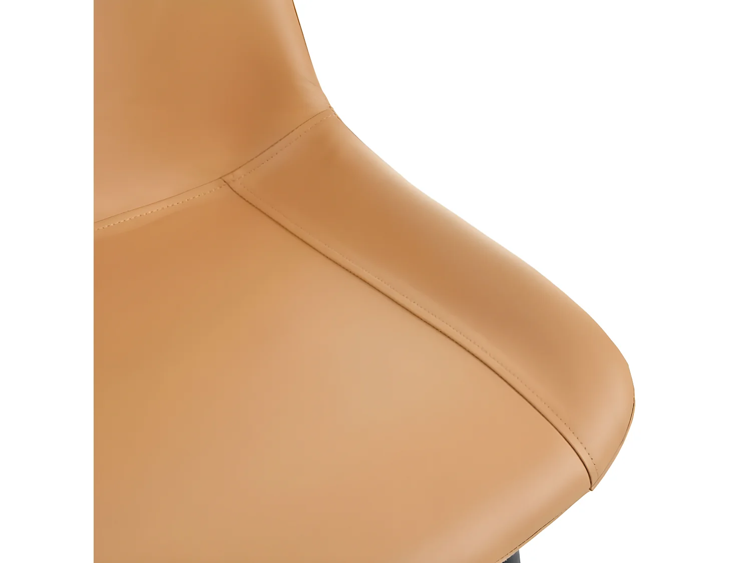 Eettafel met 4 stoelen - Bureau van 140×80 cm met zwarte metalen poten