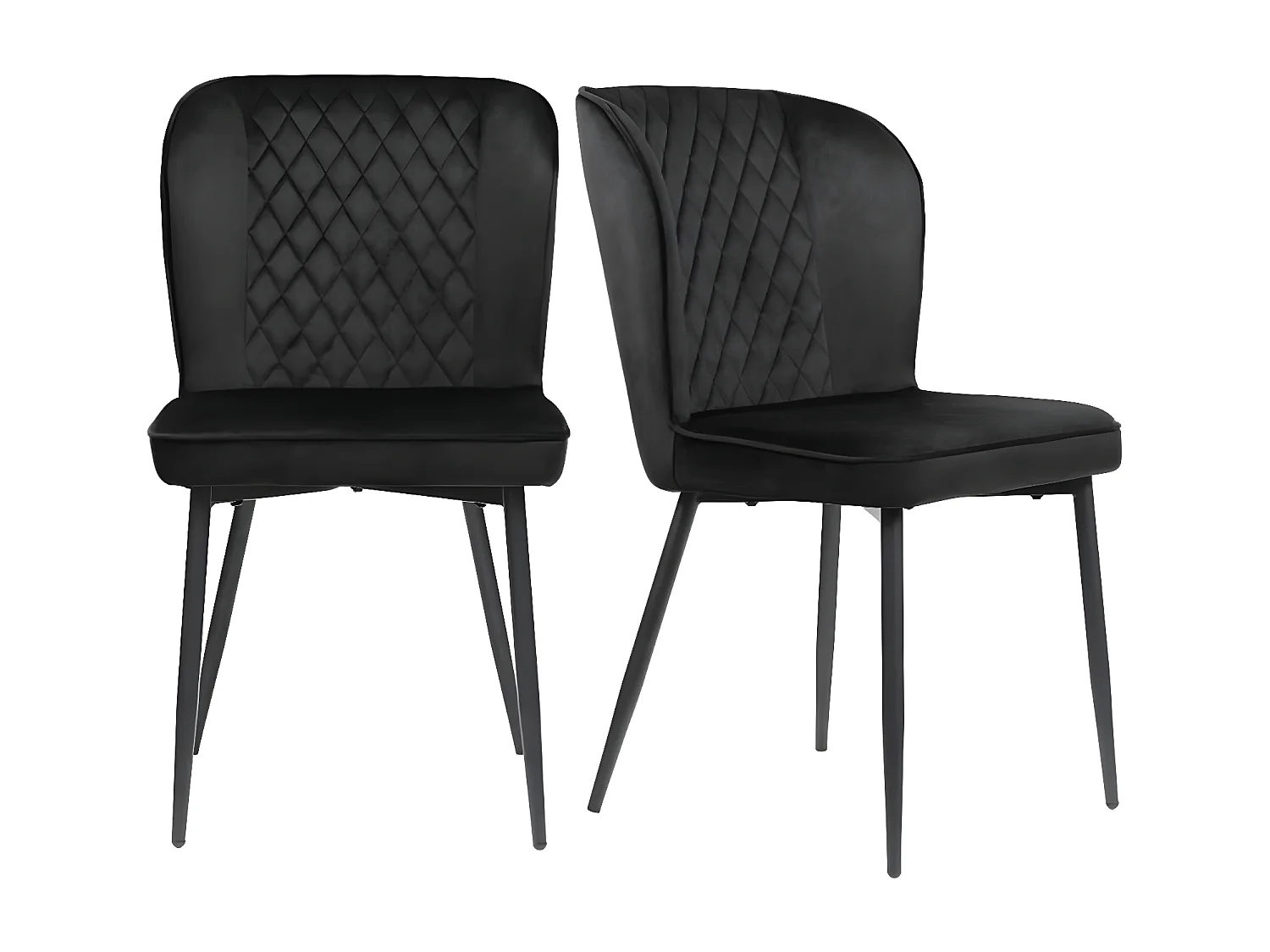 Insieme di sedie e tavolo moderno per sala da pranzo