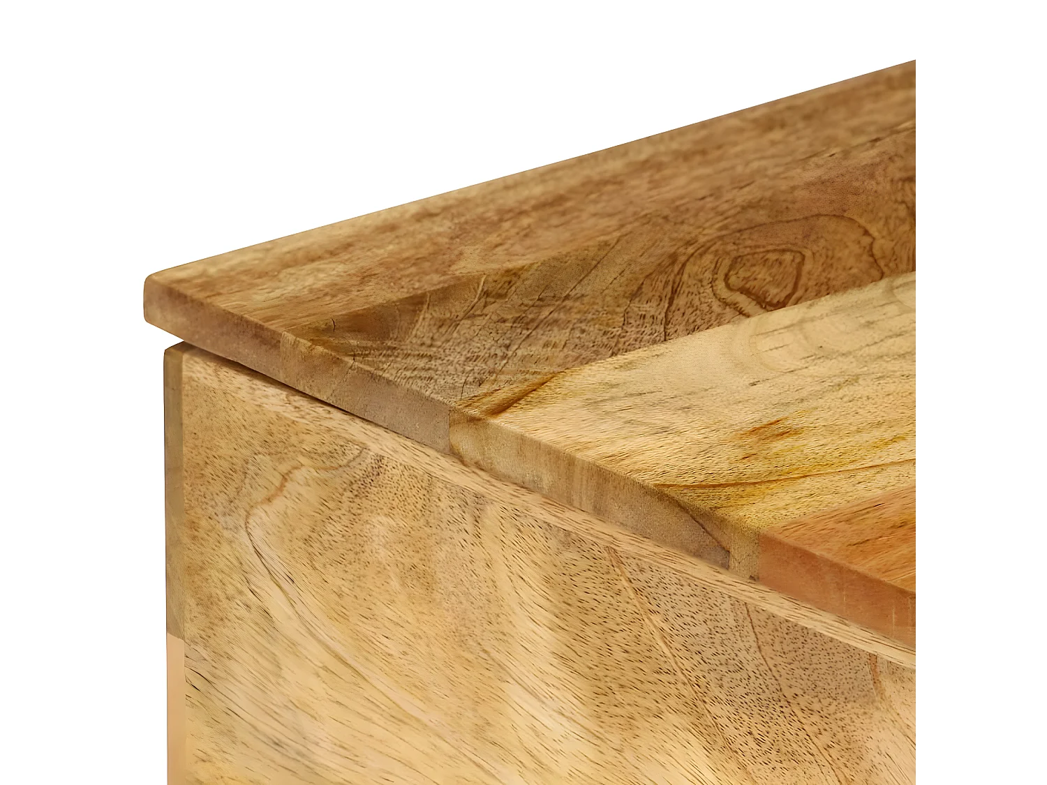 Tavolino basso Legno massello di mango 110 x 55 x 35 cm
