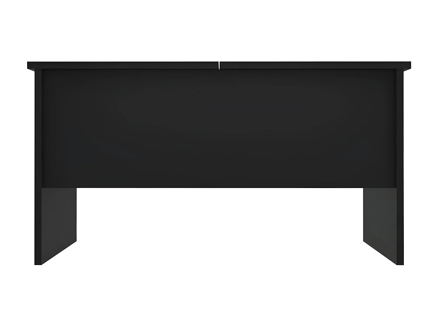 Table basse Noir 80x50x42,5 cm Bois d'ingénierie