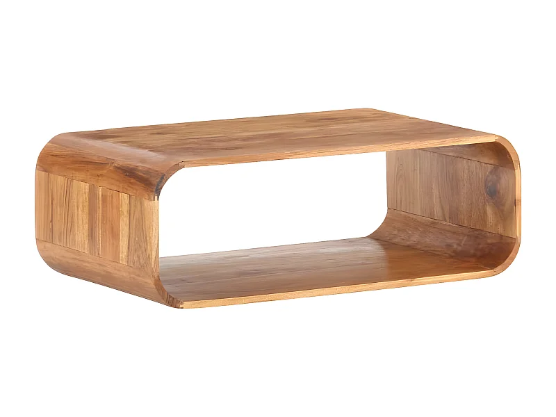 Tavolino 90x50x30 cm Legno massello di acacia