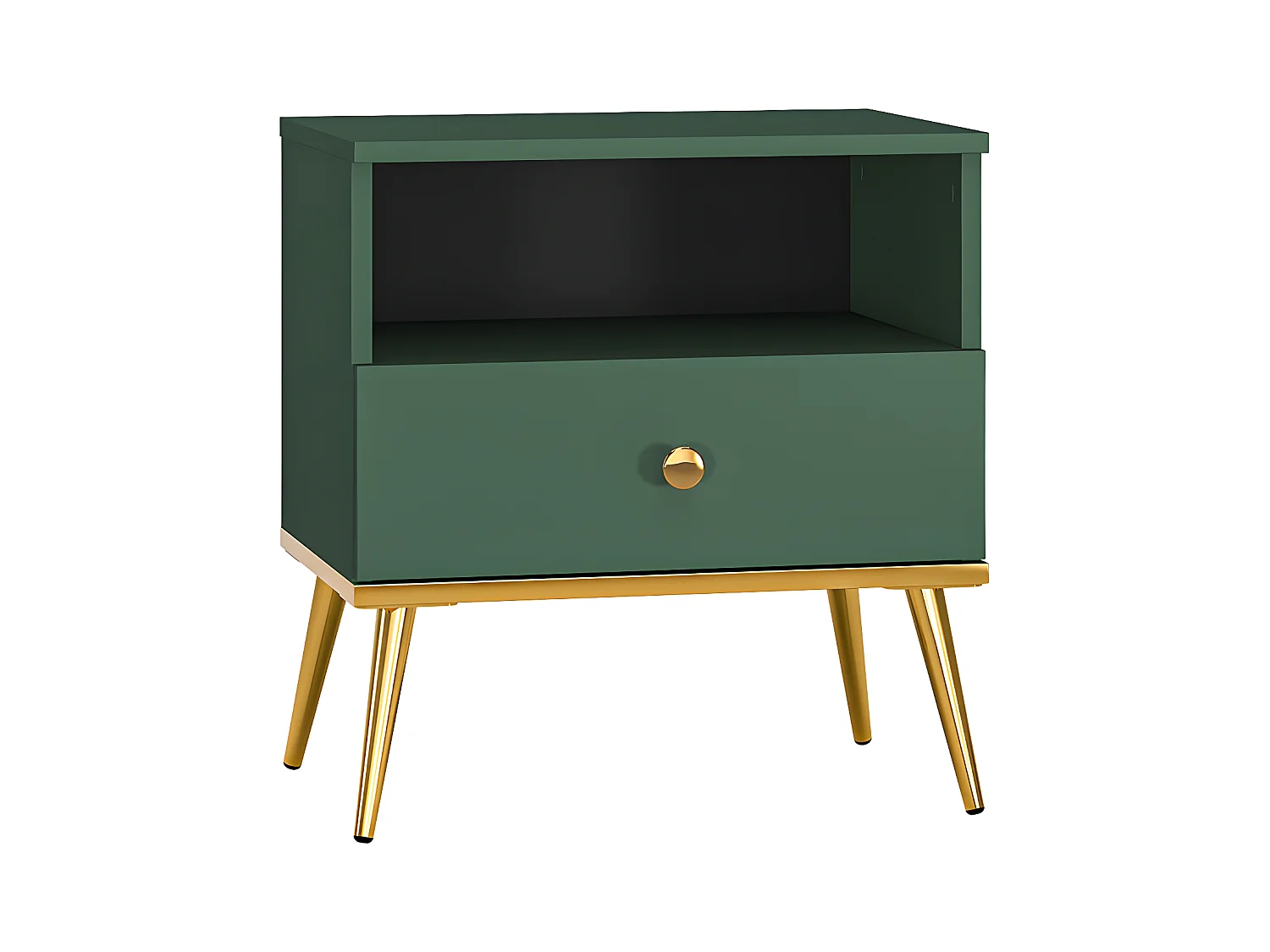 Chevet 1 tiroir Thalia Vert