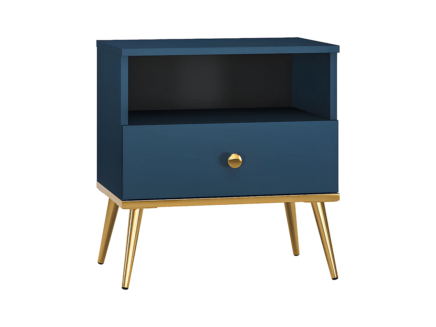 Chevet 1 tiroir Thalia Bleu