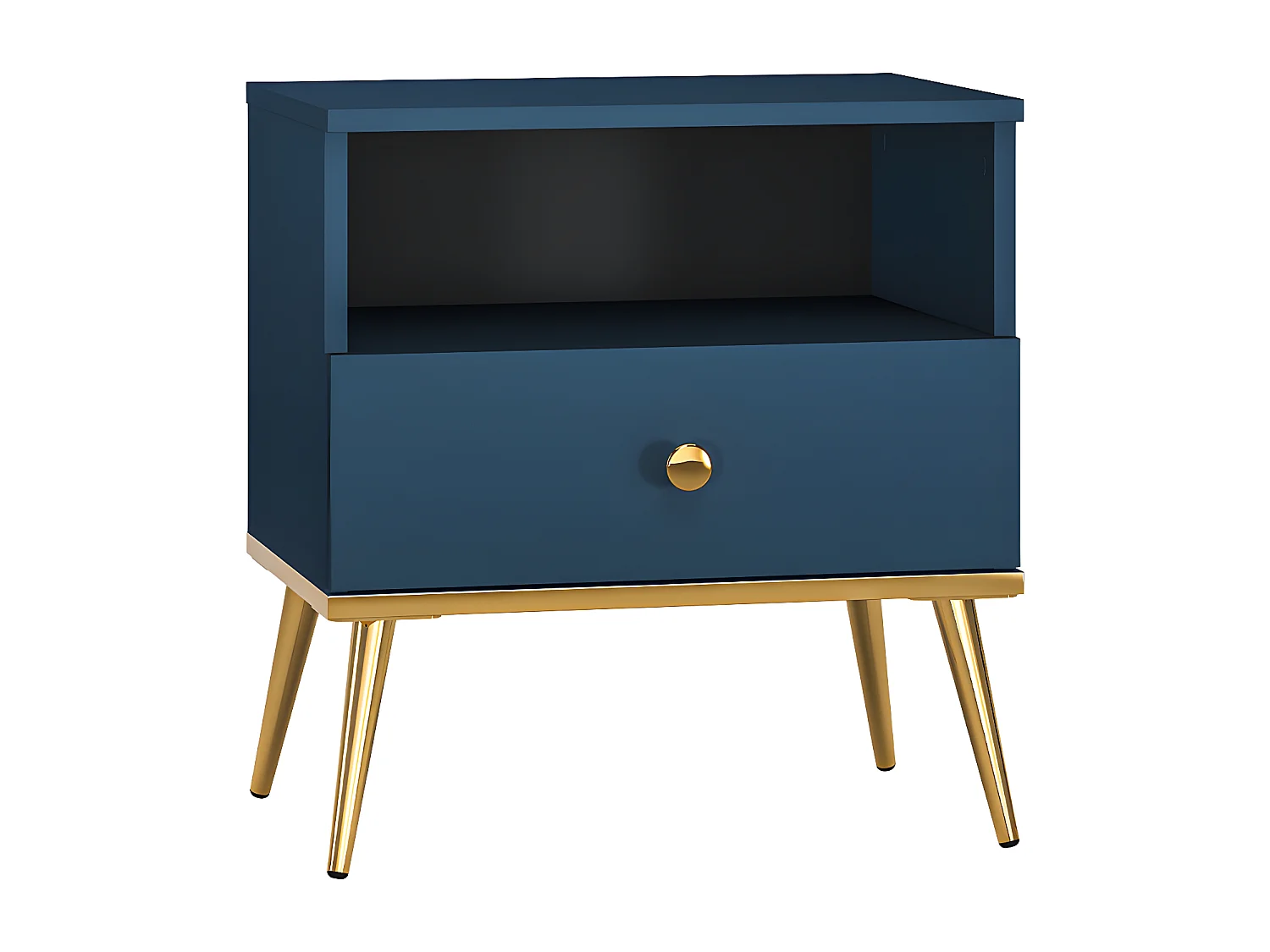 Chevet 1 tiroir Thalia Bleu