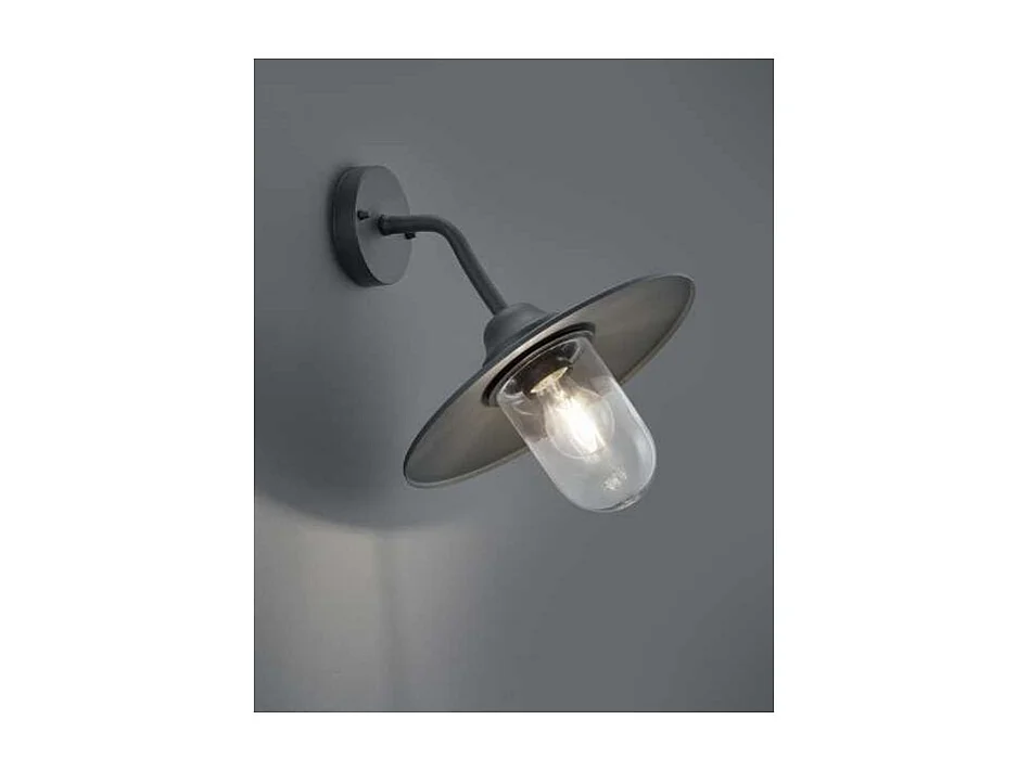 Applique da esterno, alluminio, antracite, 32x30x31,5 cm, Brenta