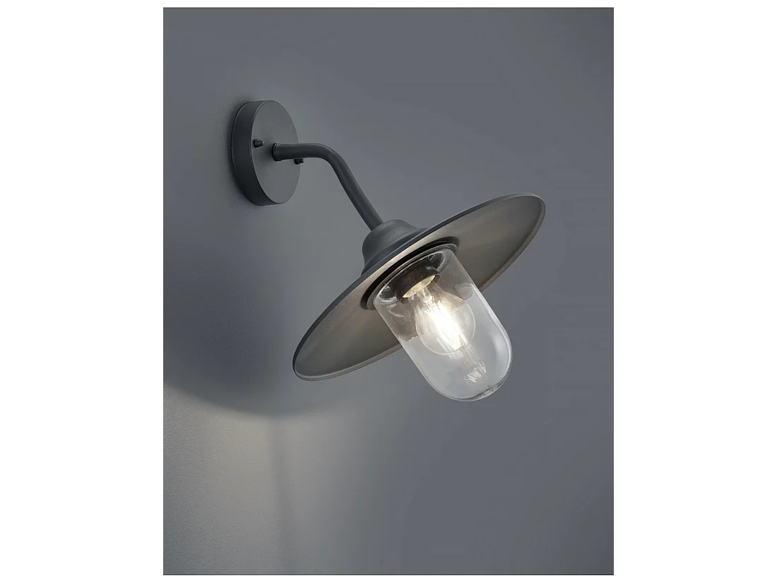 Wandlamp BRENTA - 30x30x32 cm - Antraciet