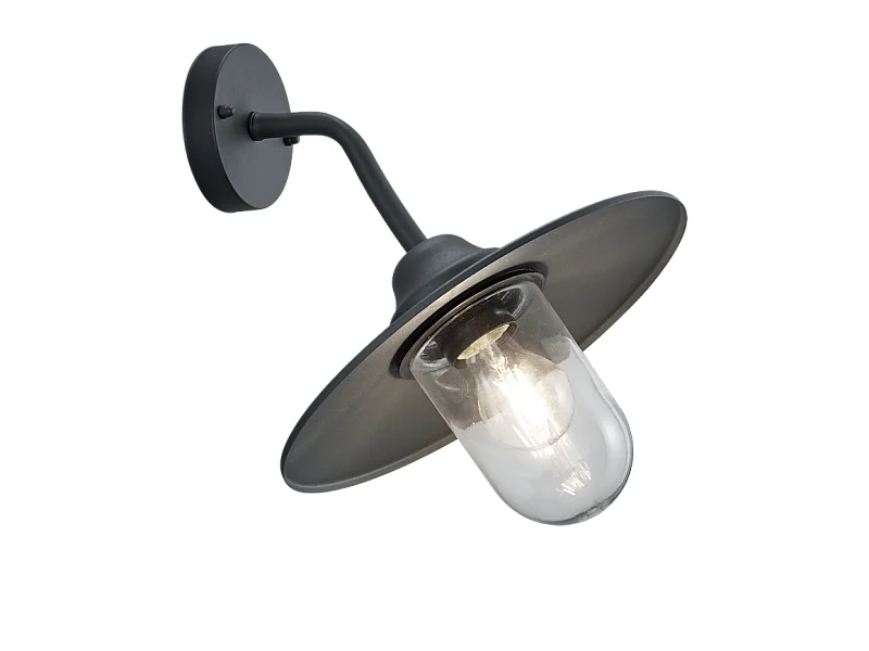 Applique murale extérieure culot E27 anthracite - Trio - Brenta