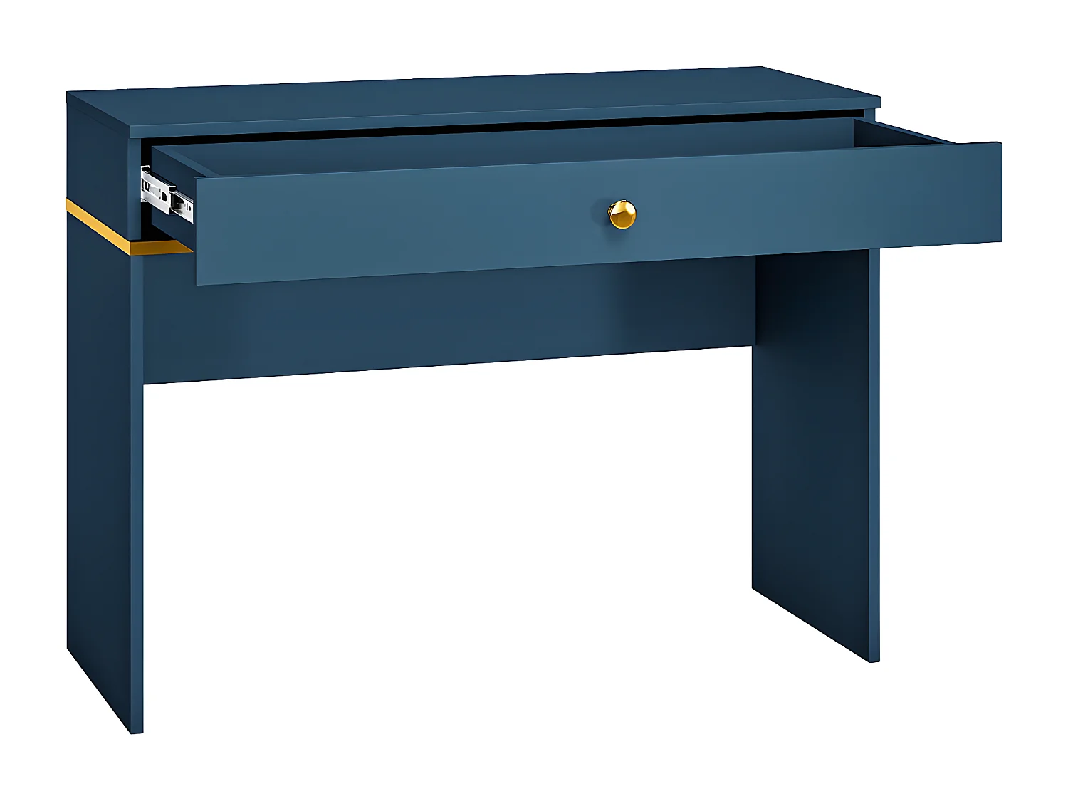 Console Coiffeuse 1 tiroir Thalia Bleu