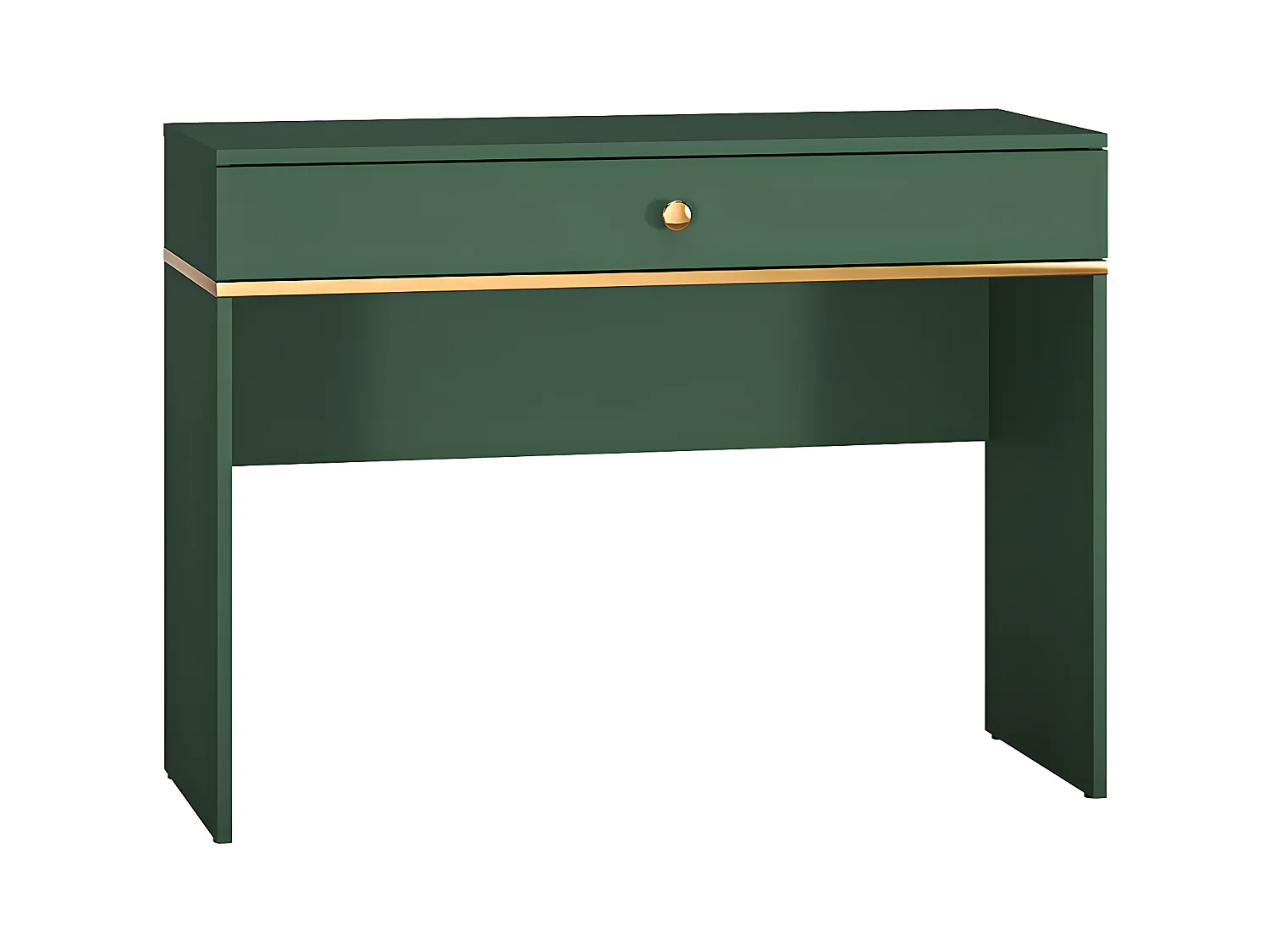 Console Coiffeuse 1 tiroir Thalia Vert