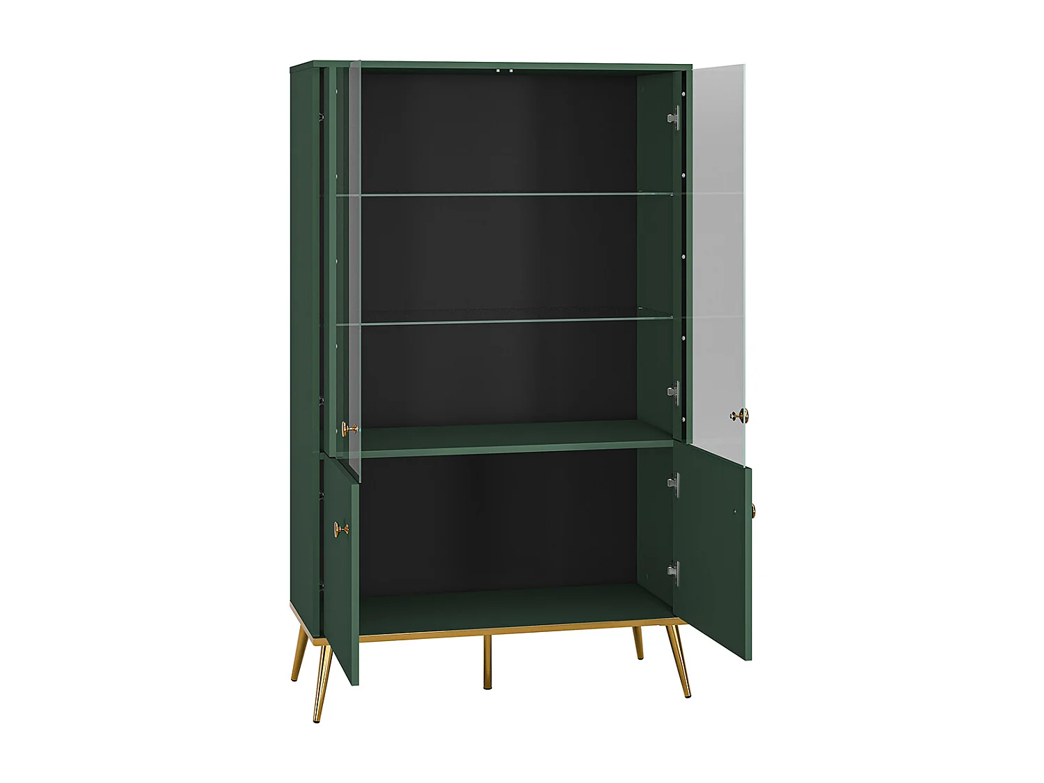 Credenza 4 ante Thalia verde 152cm