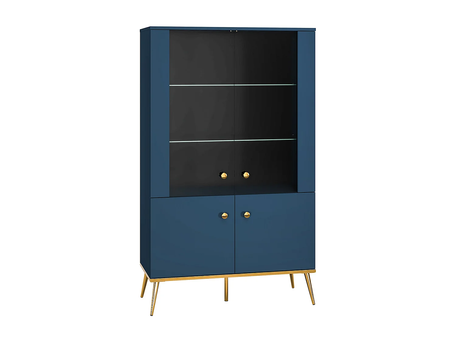 Credenza 4 ante Thalia blu 152cm
