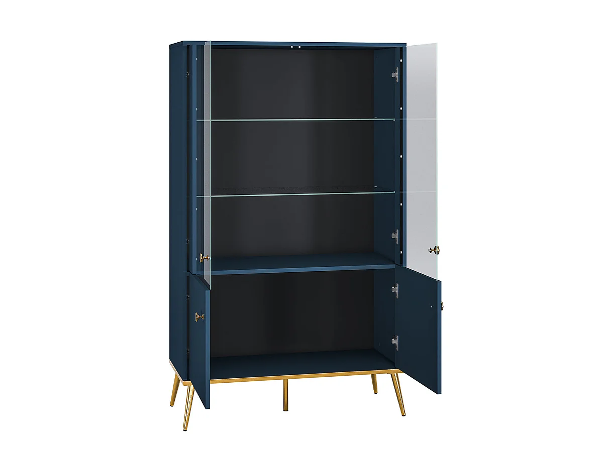 Vaisselier 4 portes Thalia Bleu