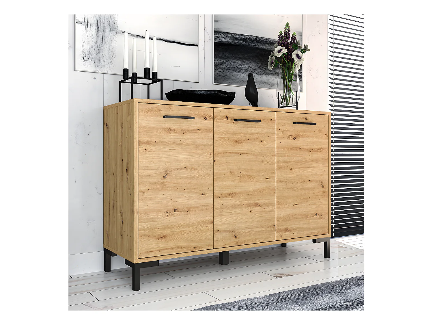 Bufé 3 puertas Liora Madera