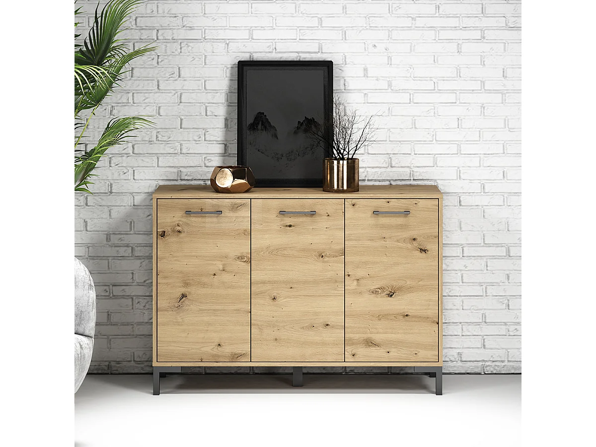 Buffet 3 ante Liora marrone 83cm