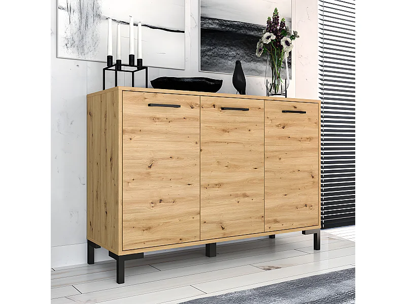Buffet 3 portes Liora Bois