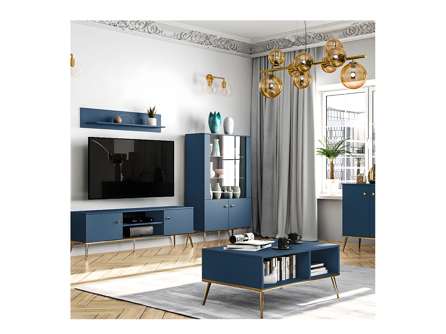 Table basse Thalia Bleu
