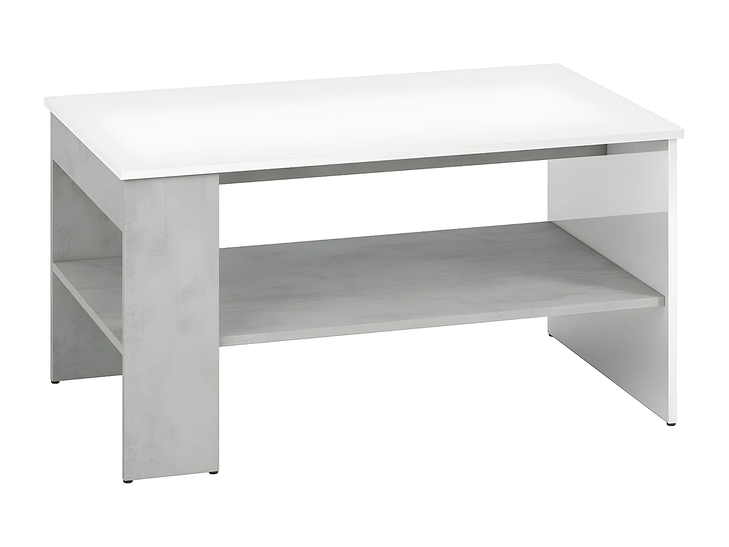 Orion Witte en Beton Effect Salontafel