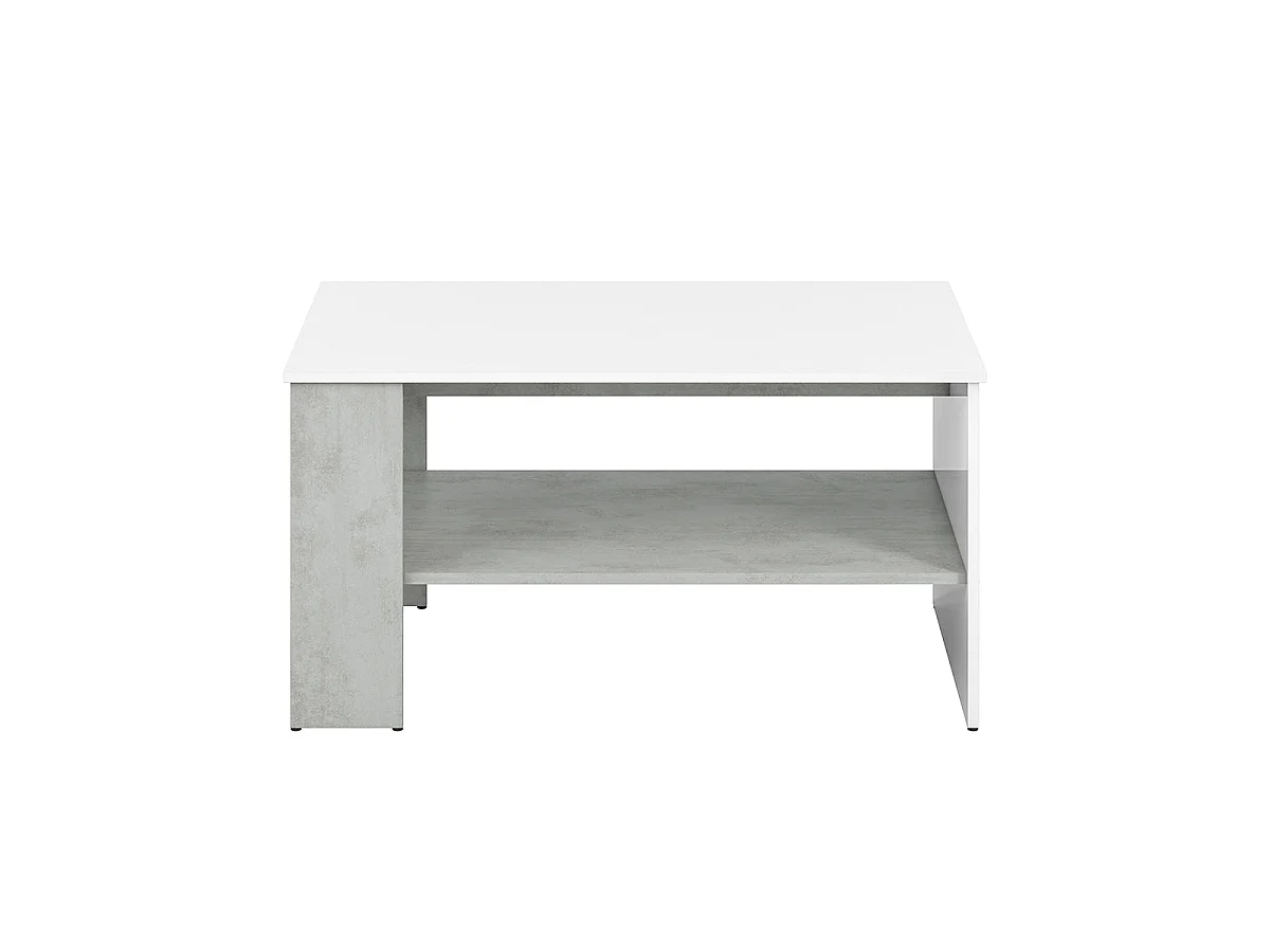 Orion white and concrete effect coffee table