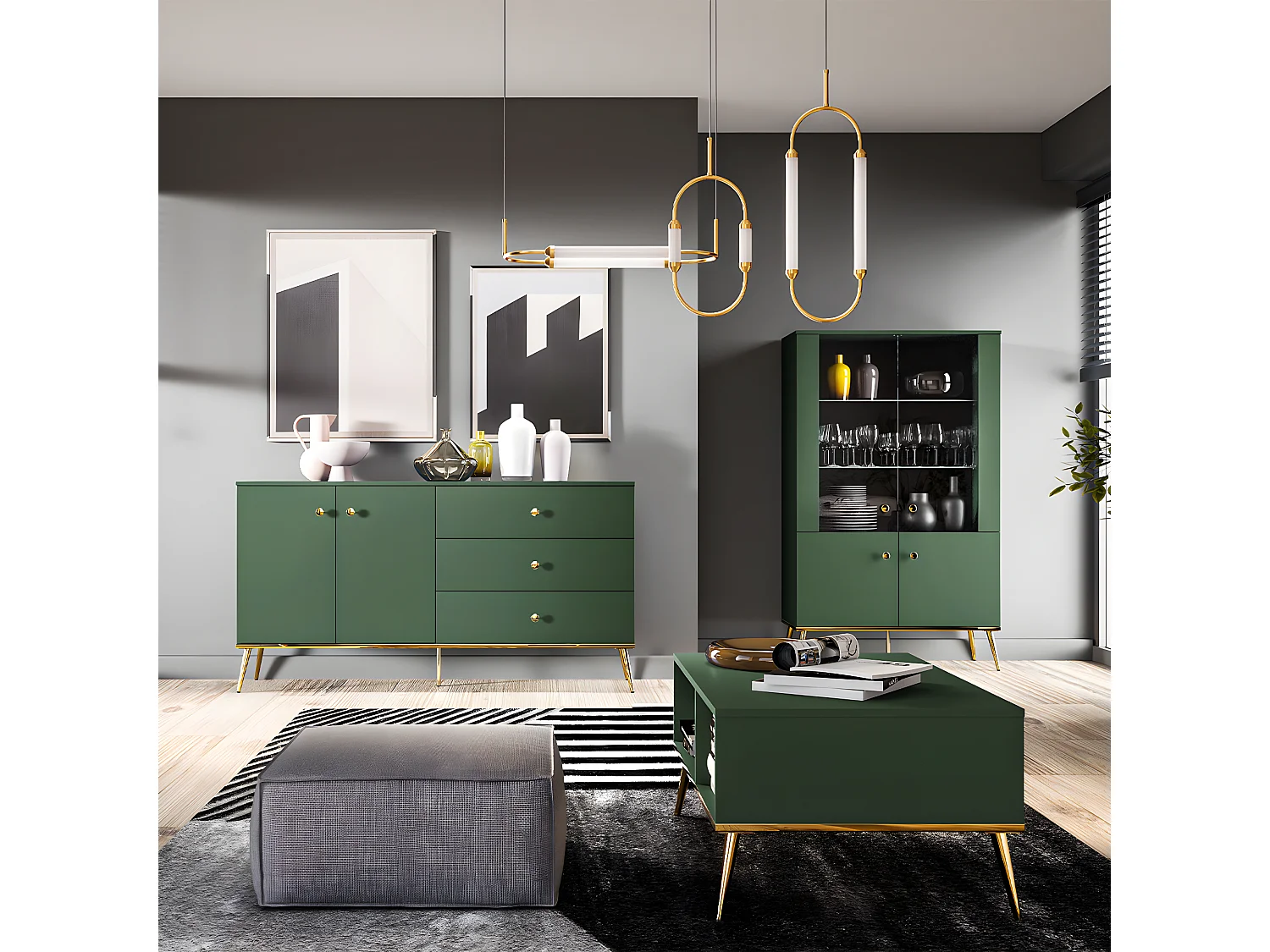 Thalia salontafel Groen