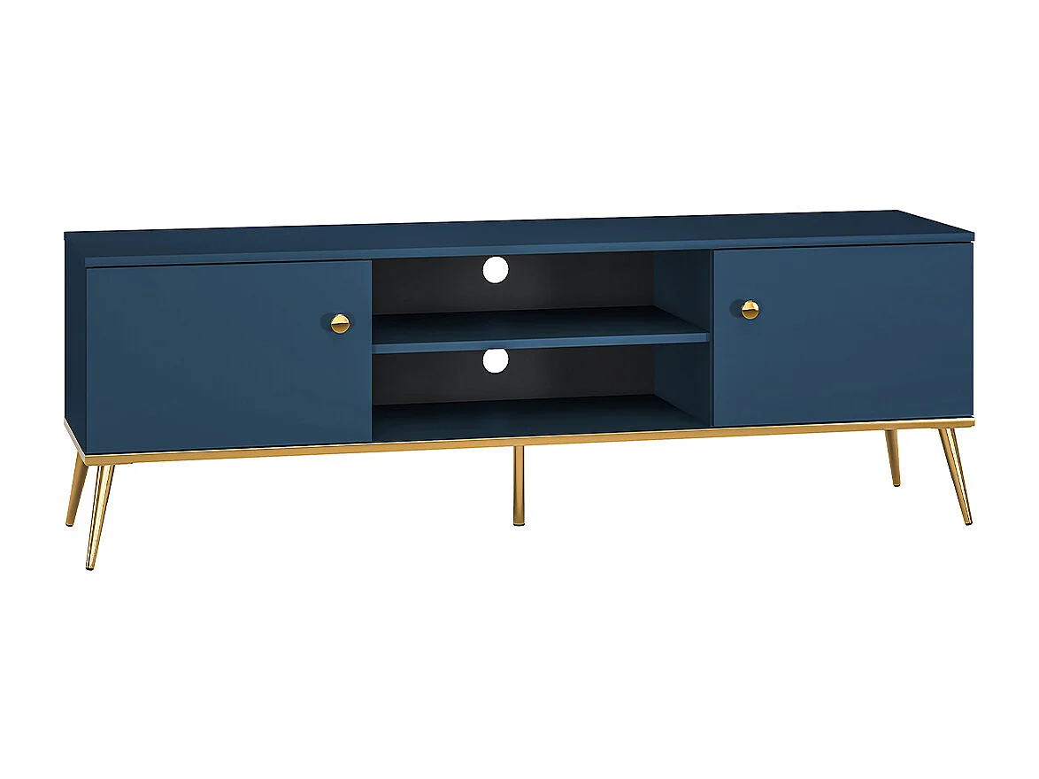 Mueble TV 2 puertas 160 cm Thalia Azul