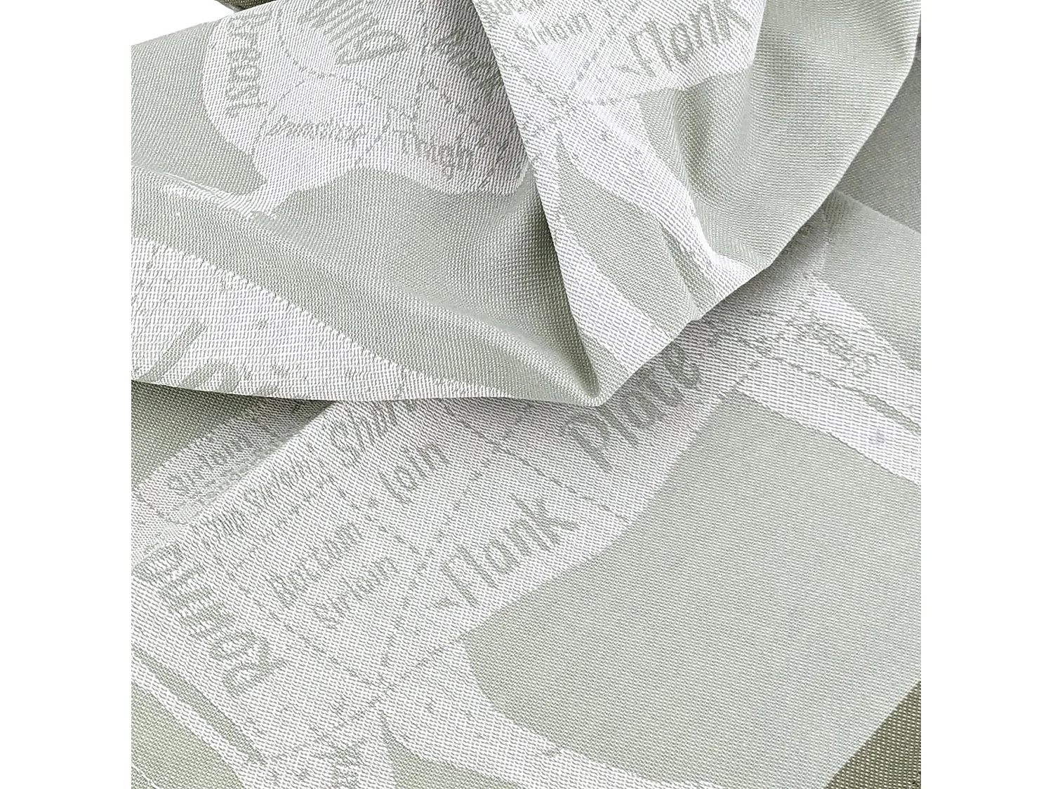 Lot de 2 torchons de cuisine pur coton 50x70 cm GRILLUXE vert