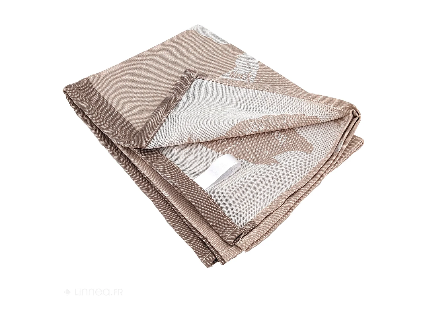 Lot de 2 torchons de cuisine pur coton 50x70 cm GRILLUXE beige