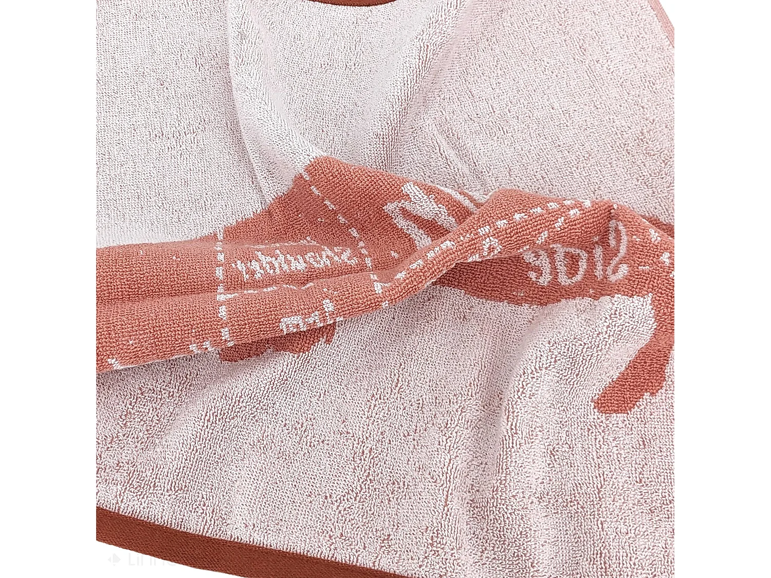 Lot de 2 torchons de cuisine pur coton 50x50 cm GRILLUXE rose